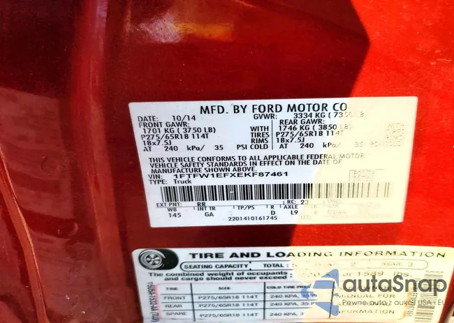 1FTFW1EFXEKF87461: 73022265