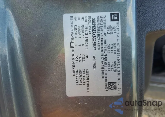 3GCPKSEAXBG230357: 72818505