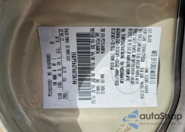 1FAFP56U76A136146: 99684955