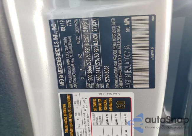 4JGFB4JB2LA100736: 74109945