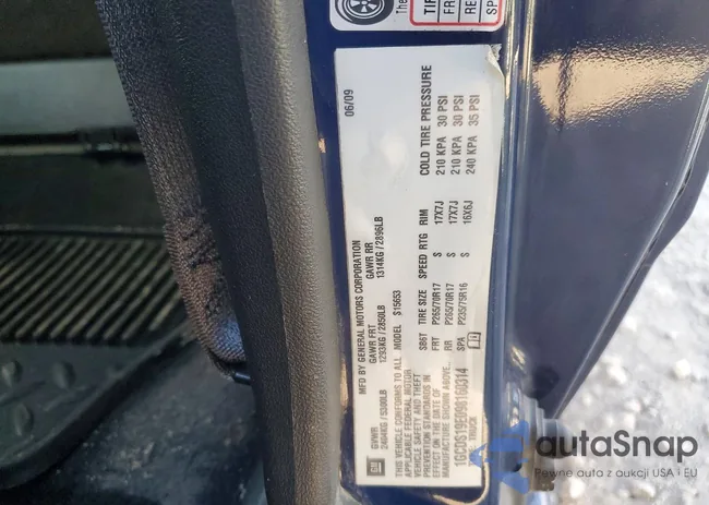 1GCDS19E098160314: 72133945