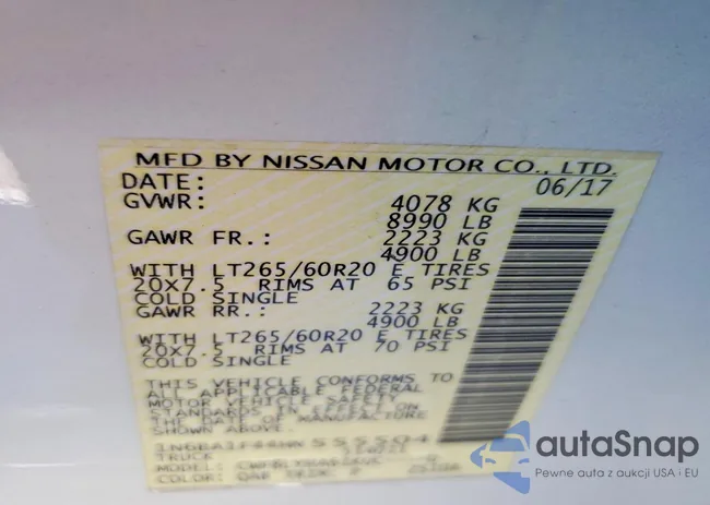 1N6BA1F44HN555504: 72654205