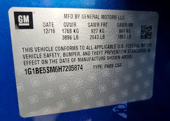 1G1BE5SM6H7205874: 74362845