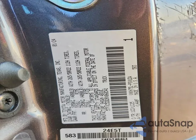 5TFVC5DB2RX060341: 73916005