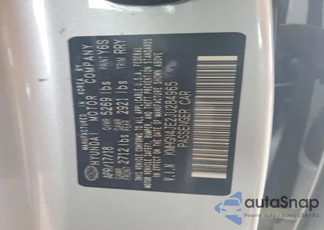 KMHGN4JE2JU284965: 73085095