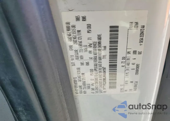 1FTYR2XM8JKA84197: 73677775