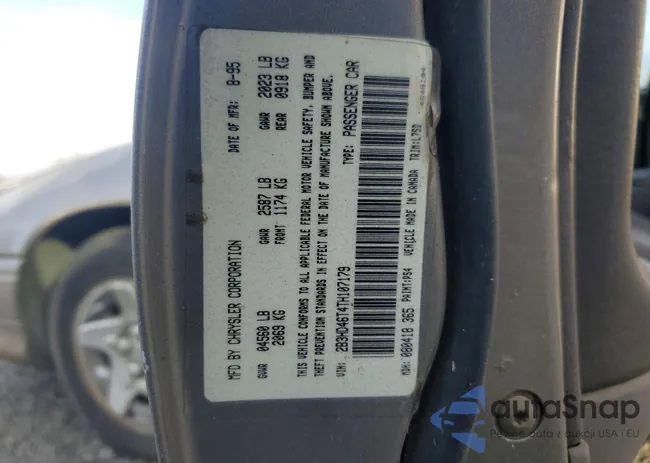 2B3HD46T4TH107179: 73974525