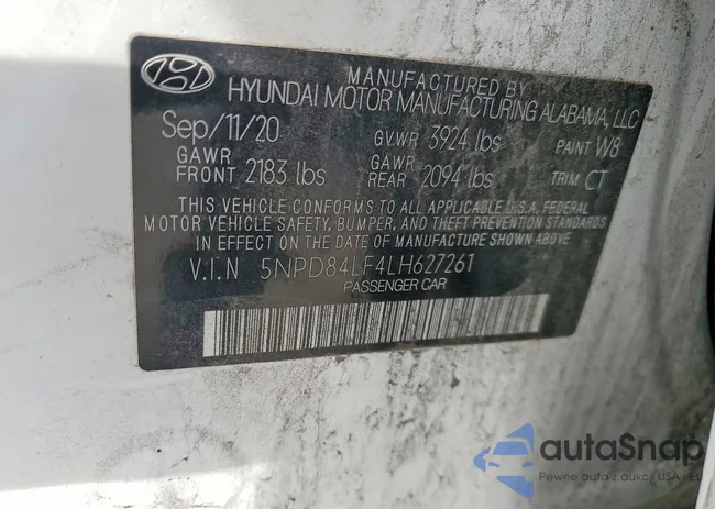 5NPD84LF4LH627261: 99094285