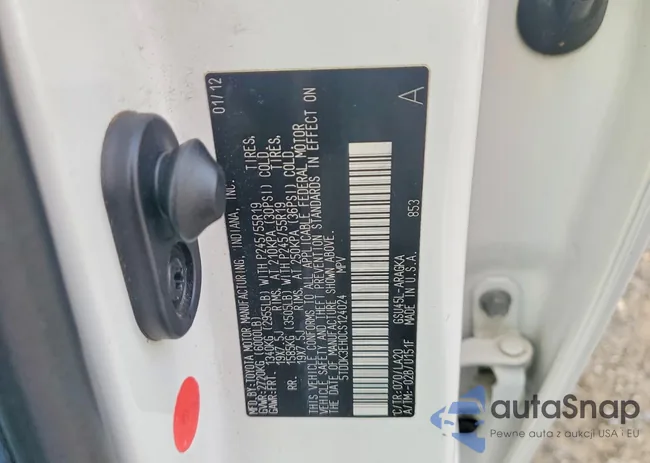 5TDDK3EH0CS124024: 73291645