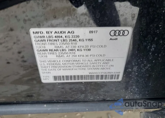 WA1ECCFS6JR013348: 73916895