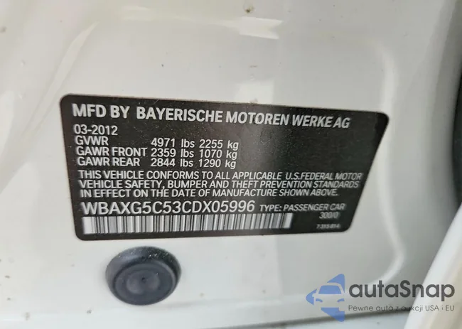 WBAXG5C53CDX05996: 73965135