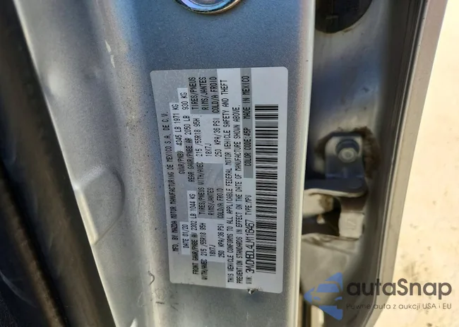 3MVDMBDL4LM116467: 98019285