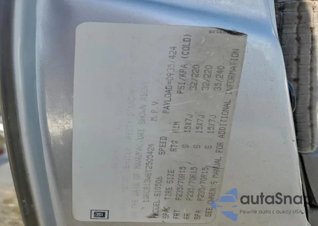 1GKCS13W8T2505424: 98134285