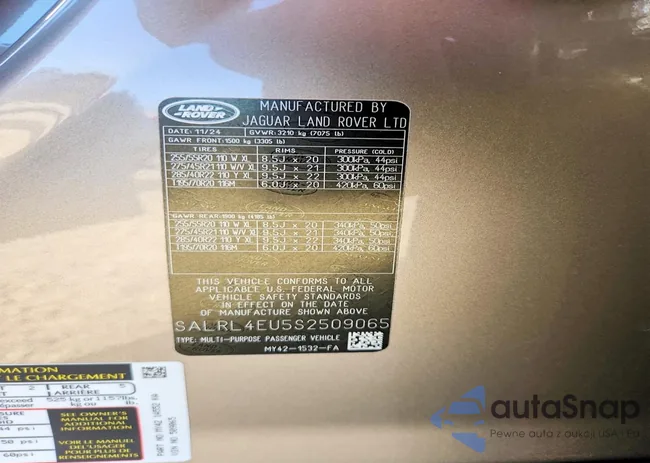 SALRL4EU5S2509065: 73296885