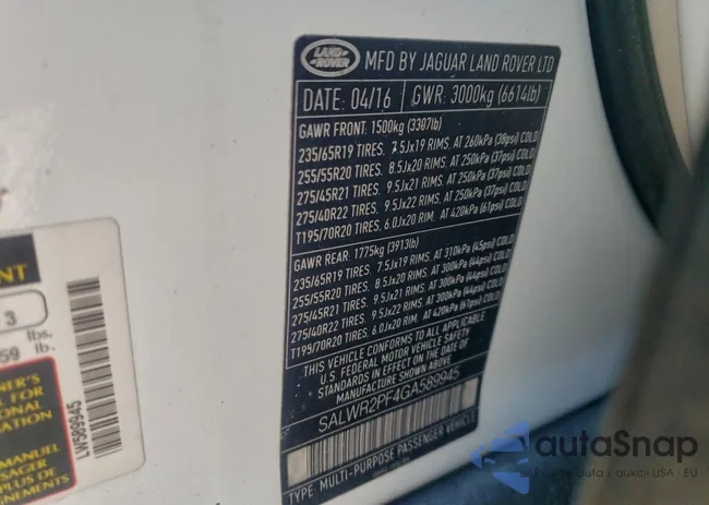 SALWR2PF4GA589945: 99666065