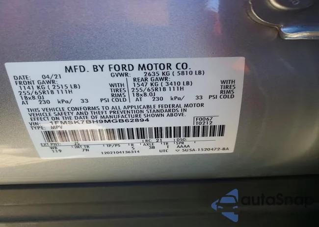 1FMSK7BH9MGB62894: 98380335