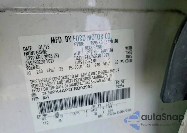 2FMPK4AP2FBB03953: 75214465