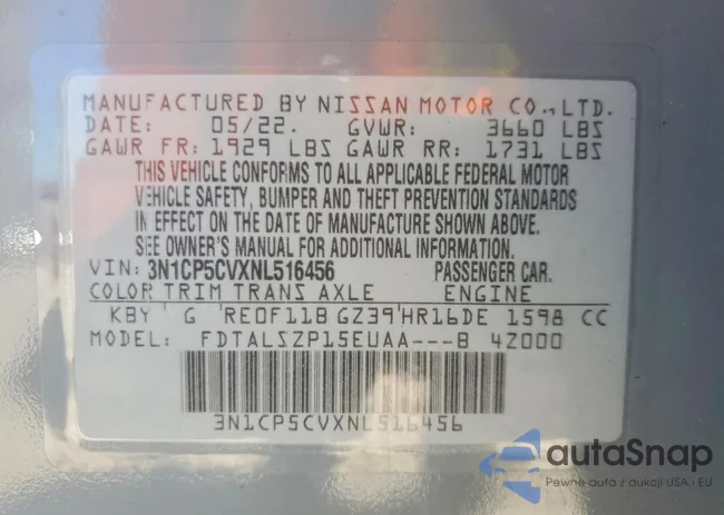 3N1CP5CVXNL516456: 74906055