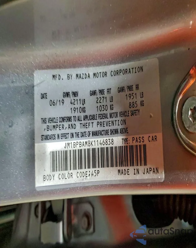 JM1BPBAM8K1146838: 99515325