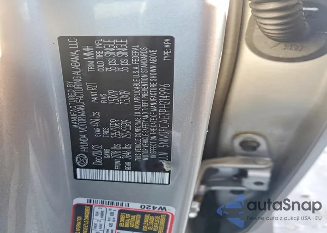 5NMJFCAE2PH214996: 99796355