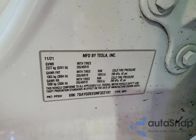 7SAYGDEE0NF322191: 74223735