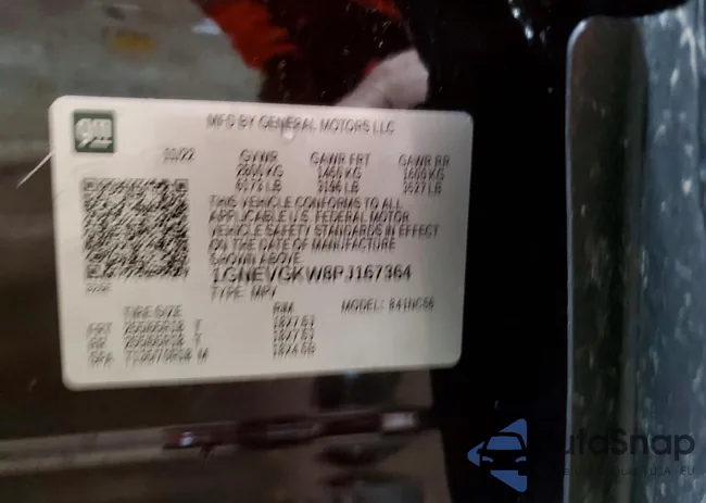 1GNEVGKW8PJ167364: 73518195