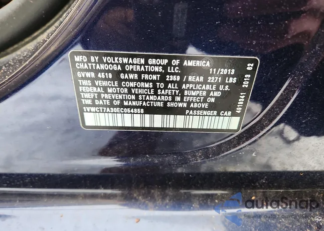 1VWCT7A30EC054858: 73975995