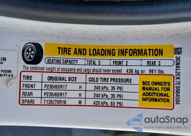 3GNAL2EK7ES664594: 98950845