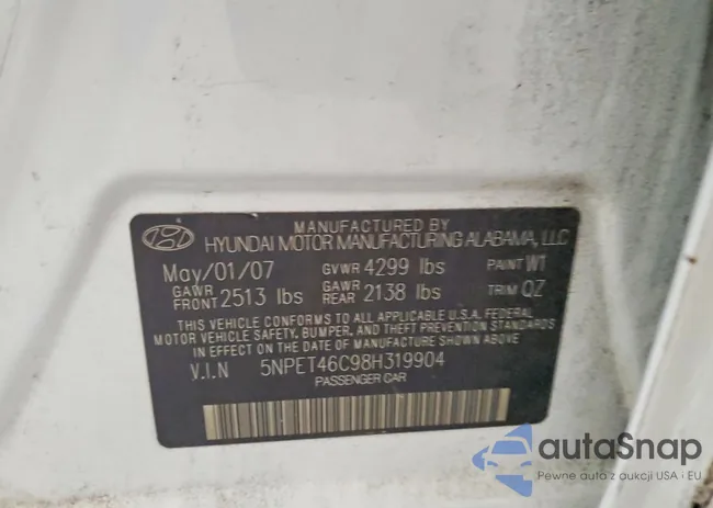 5NPET46C98H319904: 73851005