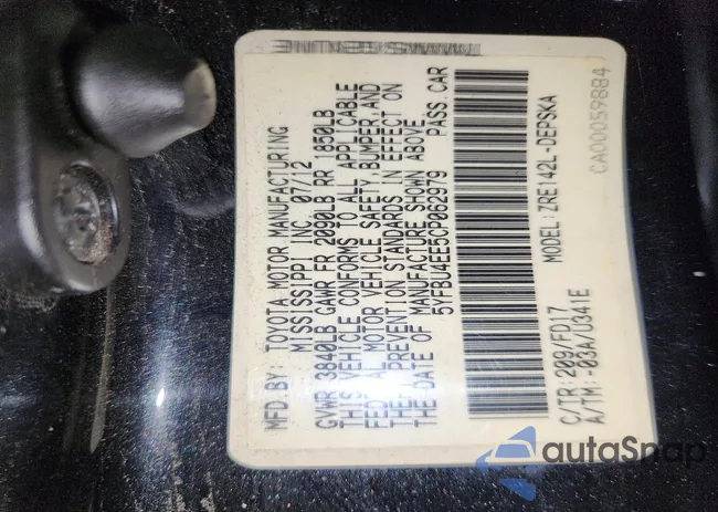 5YFBU4EE5CP062979: 72178925