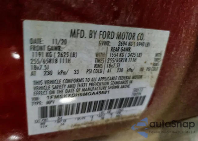 1FMSK8DH6MGA45681: 73081655