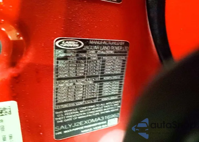 SALYJ2EX0MA316962: 75254755