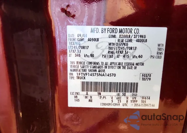 1FTVF14575NA14570: 73841715