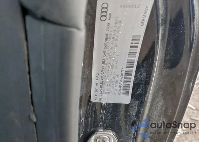 WAUD2AFR2GA016208: 72224025