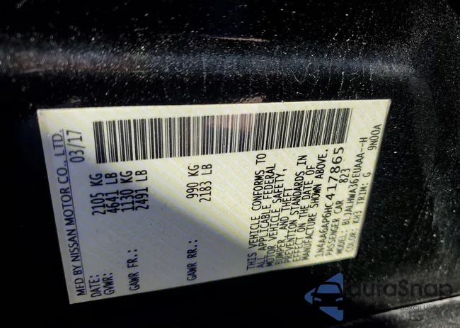 1N4AA6AP6HC417865: 74855825