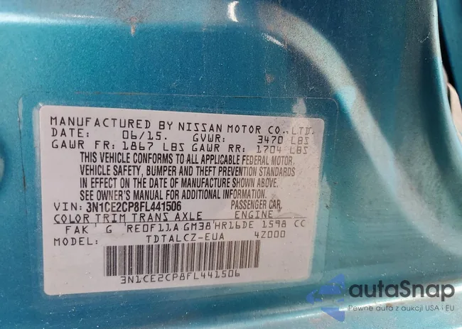 3N1CE2CP8FL441506: 99473275