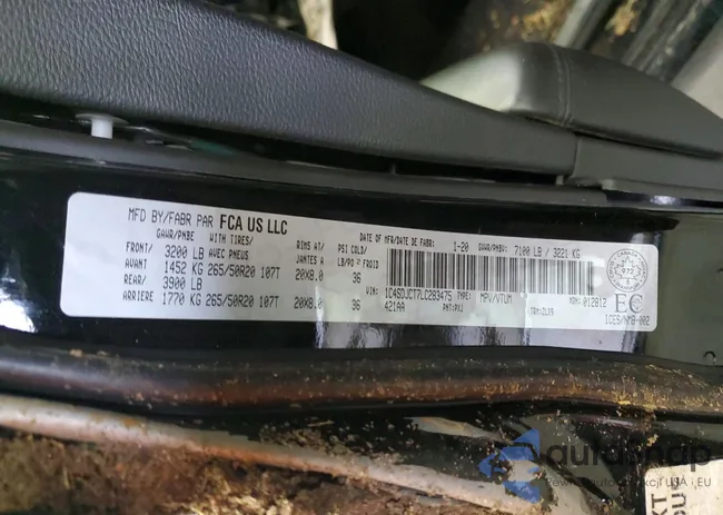 1C4SDJCT7LC283475: 99056135