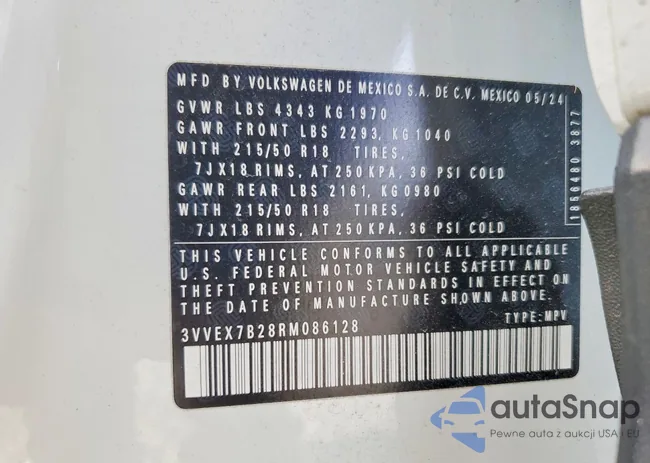 3VVEX7B28RM086128: 98942415