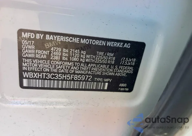 WBXHT3C35H5F85972: 74581605