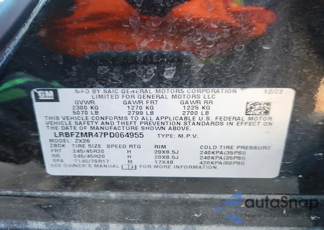 LRBFZMR47PD064955: 73669945