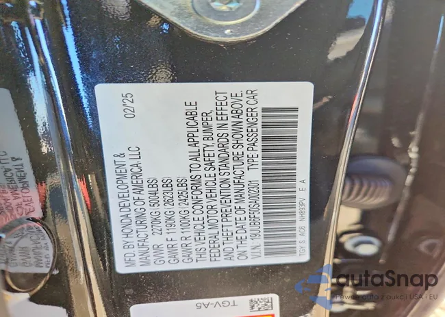 19UUB6F50SA002301: 75073715