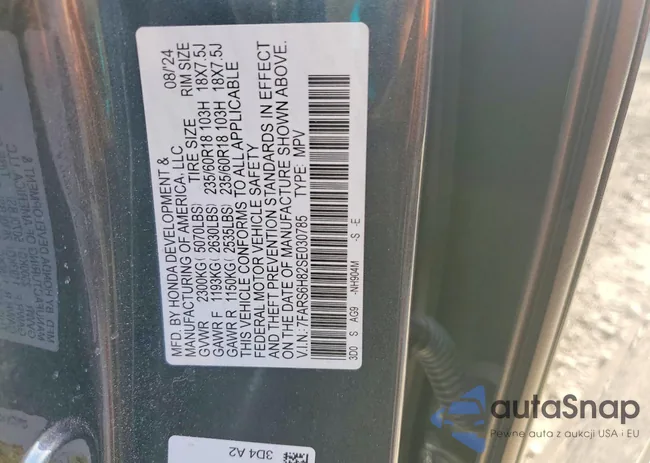 7FARS6H82SE030785: 99625365