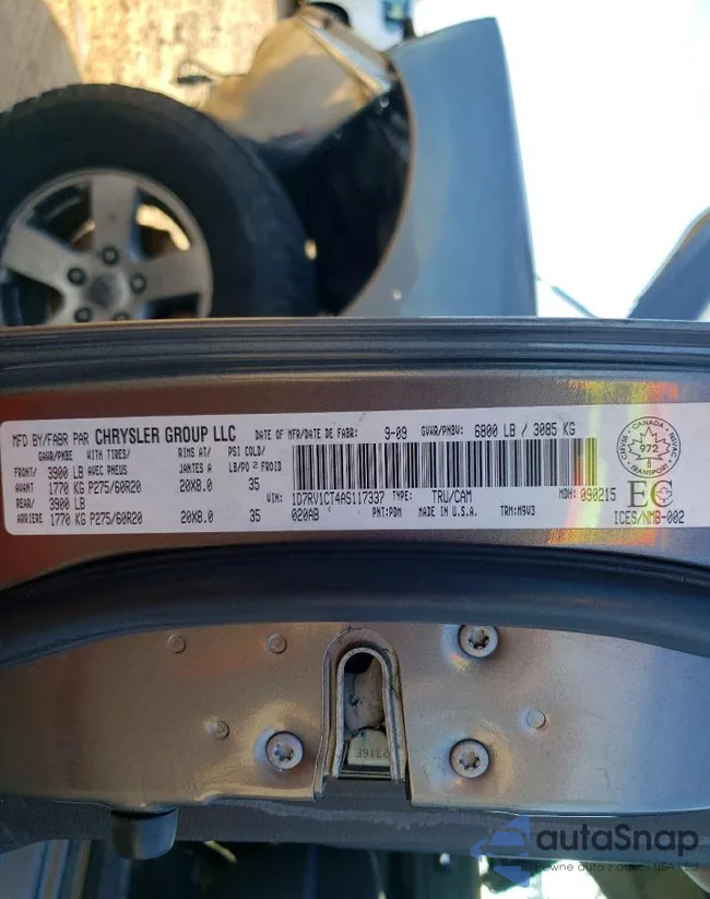 1D7RV1CT4AS117337: 99602005