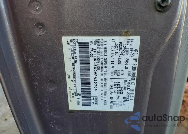 1FTCR15X0VPA10704: 96123425