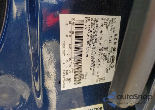 1FMFU16508LA07740: 73936735