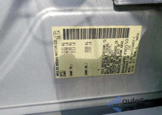 1N4AA5AP8EC490550: 98826785