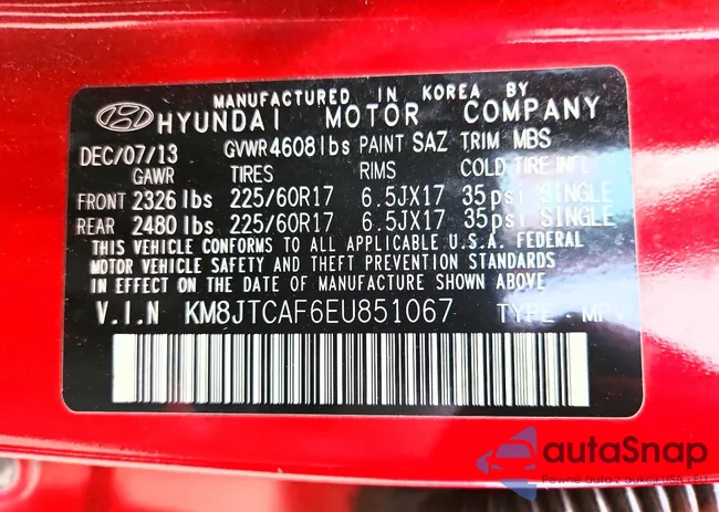 KM8JTCAF6EU851067: 72354155