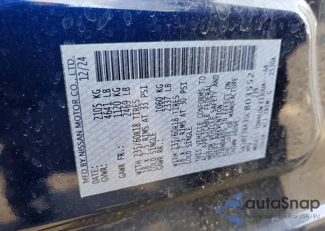 5N1BT3BA3SC803552: 74460955