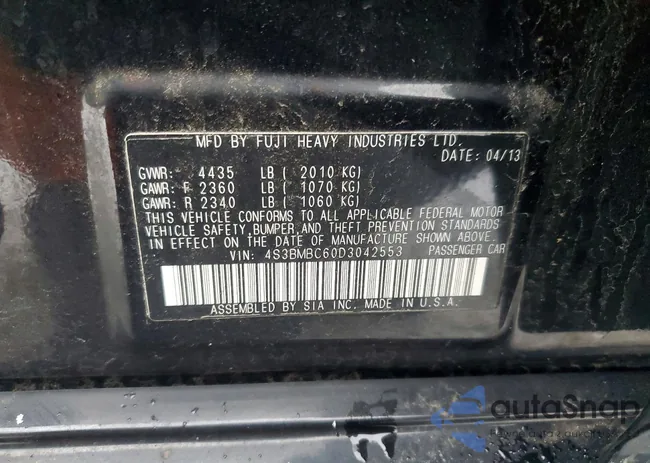 4S3BMBC60D3042553: 97769975