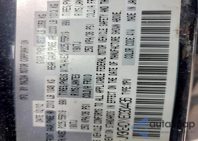 JM3KE4DYXE0304436: 96801385